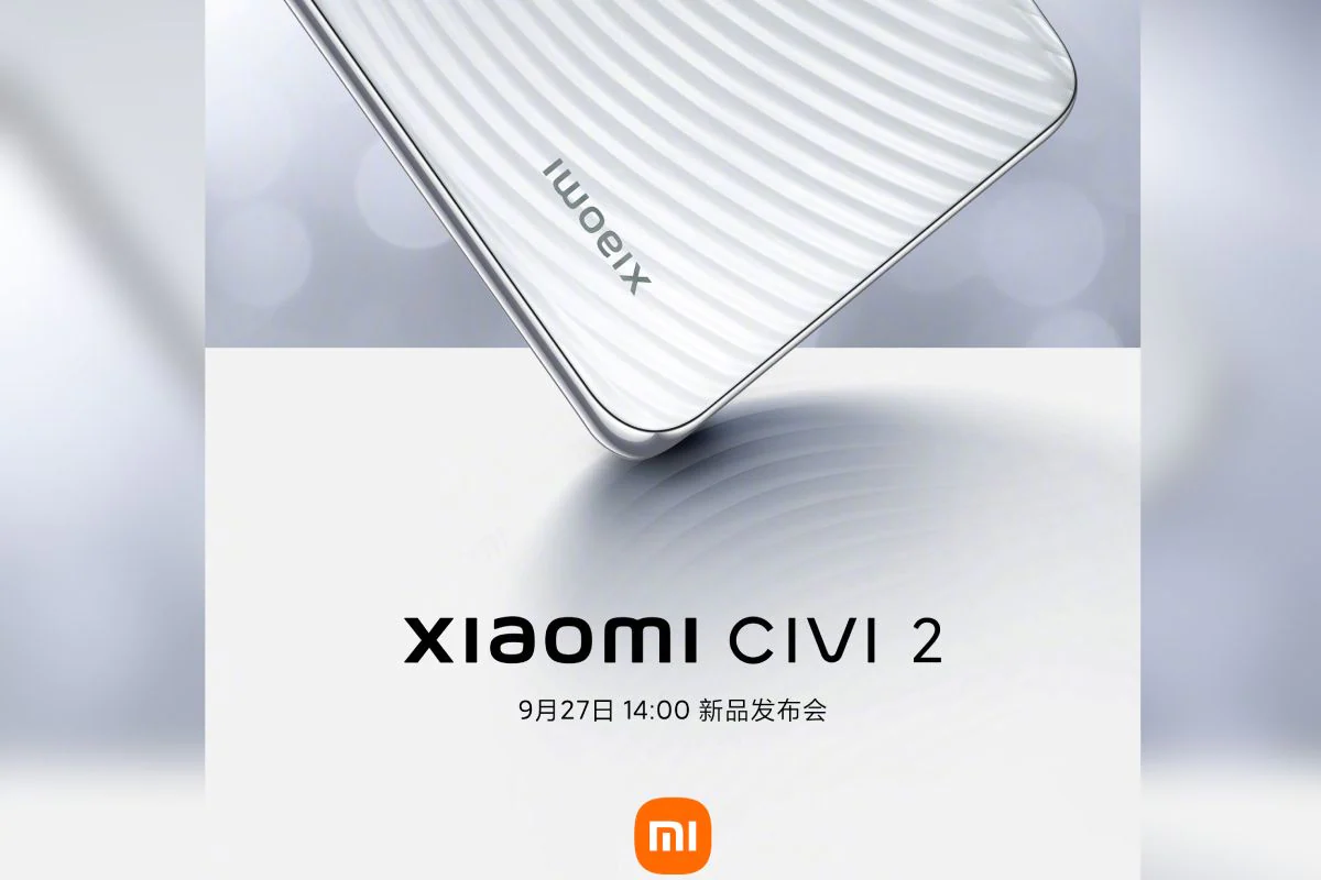 Xiaomi Civi 2 با دوربین ۵۰ مگاپیکسلی در ۲۷ سپتامبر عرضه می شود: تمام جزئیات