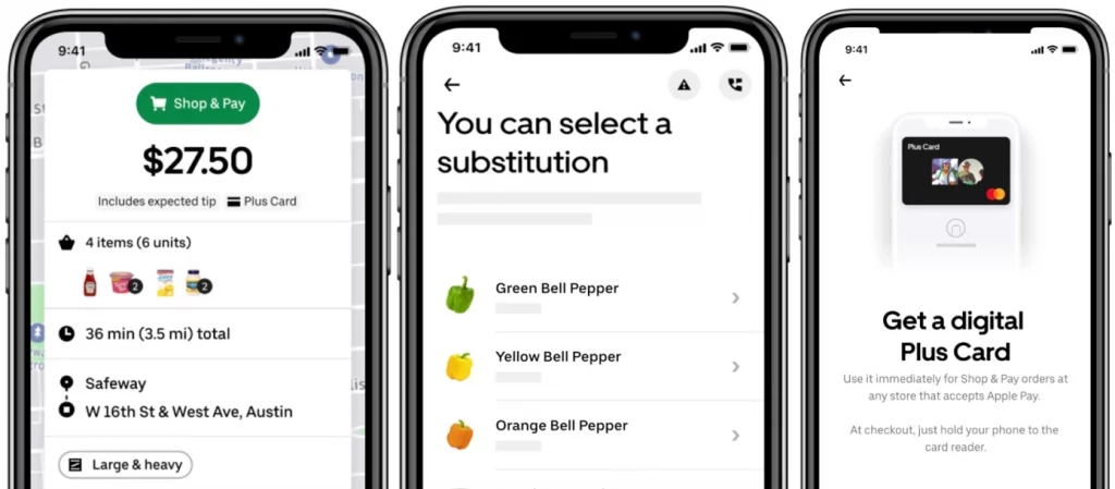 Instacart و اوبر