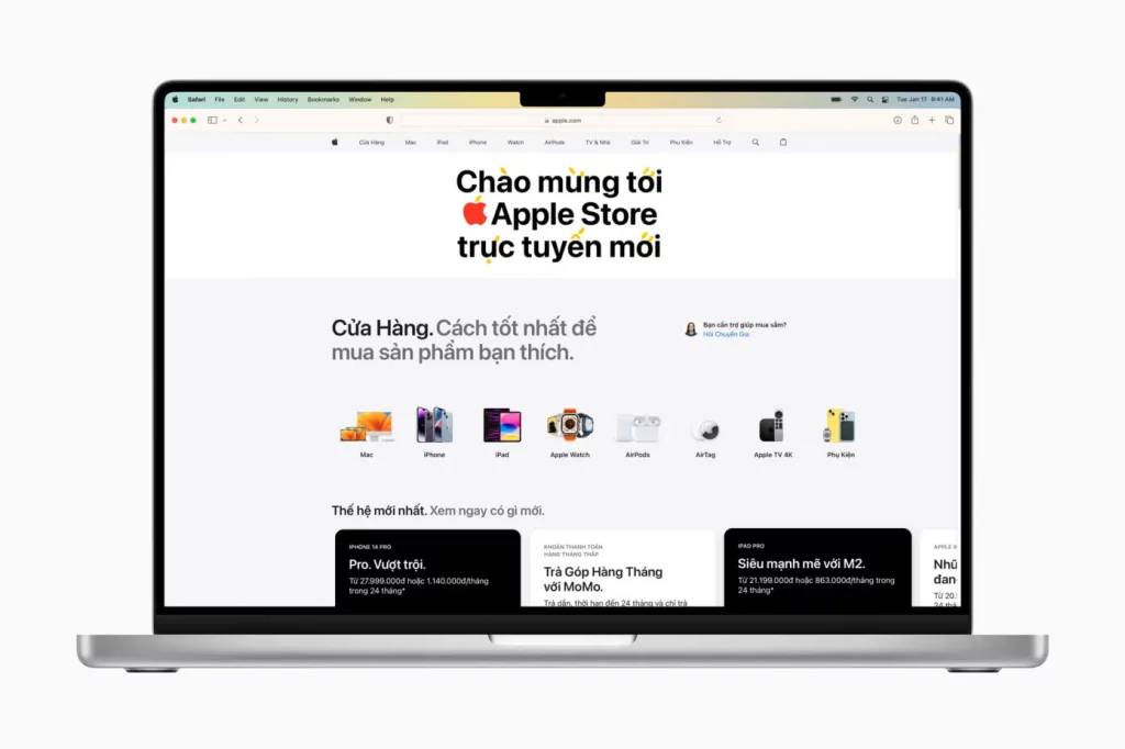 فروشگاه آنلاین در ویتنام