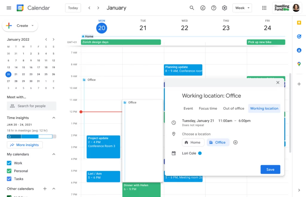 Google Calendar