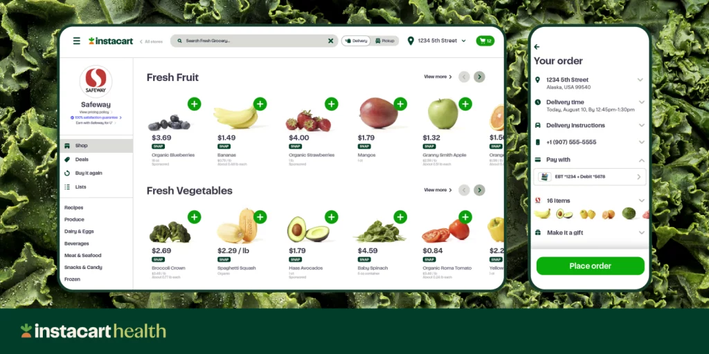 Instacart و اسنپ