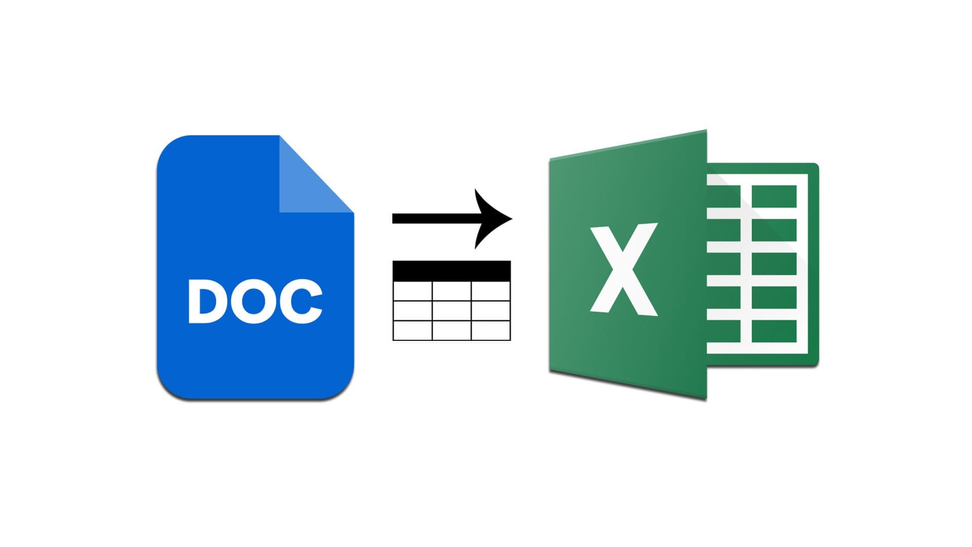 Word Table to Microsoft Excel