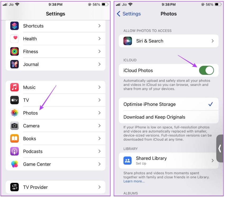 Photos-option-in-the-Settings-app