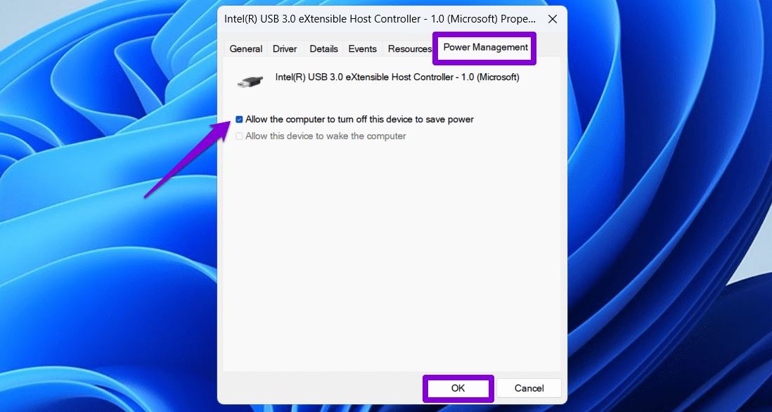 Power-Management-Settings-for-USB-Device