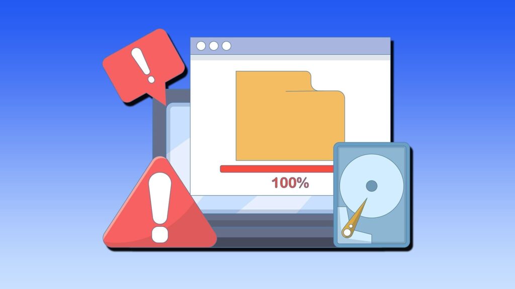 غیرفعال کردن هشدار کمبود فضای دیسک