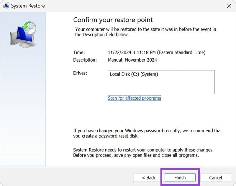 Fix-Your-PC-Did-Not-Start-Correctly-Windows-11-Message-4
