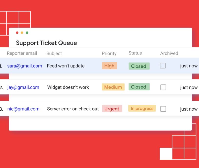 پایان کار Google Tables