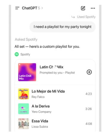 اتصال اپ به ChatGPT