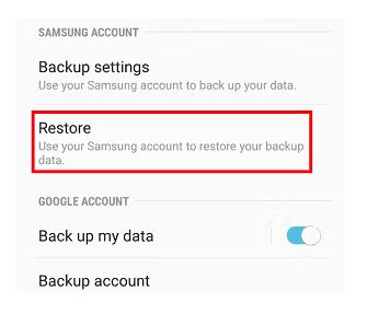 Restore