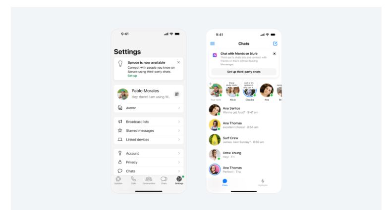 تنظیمات واتساپ